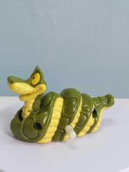 Disney Orman Çocuğu Kaa Yılan Kurmalı Vintage Oyuncak McDonald's  80 ler Disney Jungle Book Orman Kitabı
