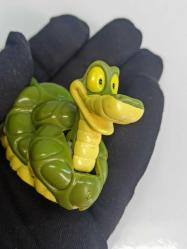 Disney Orman Çocuğu Kaa Yılan Kurmalı Vintage Oyuncak McDonald's  80 ler Disney Jungle Book Orman Kitabı
