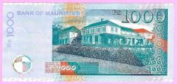 MAURITIUS 1000 rupees 2023 P 63 UNC  (TK 17 254) ÇİL