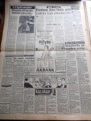 Vatan Gazetesi - 6 Ekim 1960 - Tasfiye Siyaseti Yazan Ahmet Emin Yalman Köşe Yazısı - Celal Bayar Tehlikeli Vaziyetteyiz İcap Ederse Diktatörlüğe İdare Edeceğiz - Adnan Menderes Bu Memleketteki Bir İnönü Davası Vardır Bunu Halletmeliyiz - Ethem Menderes Celal Bayar İsmet Paşa'yı Astırmakta Tereddüt Etmez - Soruşturma Kurulunun Gerekçeli Kararı Açıklandı - Kararda Düşüklerin Anayasayı Nasıl İhlal Ettikleri Belirtilmekte - Sanıkların Çoğu 64 146 Maddeler İçine Giriyor - Yassıada'da İlk Tatbikat Dün Yapıldı Fotoğraf - Duruşmalar Televizyonla Gösterilecek - Devlet Başkanı Cemal Gürsel Yüksek İslam Enstitüsünde Konuştu Çin'in Hakikatine Kutlama Ermeliyiz Dedi - Yassıada'da Duruşmalar 14 Ekim'de Başlıyor - Düşük Başbakan Adnan Menderes'in Son İzmir Gezisinde Demokrat Parti'li Fedailere Silah Dağıtılmış - Kaçaklar Kemal Bekir'in Romanı - 6 7 Eylül Olayları Yazan Orhan Birgit - Karacaören'liler Dün Çarşaflarını Yırttılar - Taş Devri Çizen Mıstık - Dün Devam Eden Geyikli Olayları Duruşması