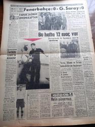 Vatan Gazetesi - 6 Ekim 1960 - Tasfiye Siyaseti Yazan Ahmet Emin Yalman Köşe Yazısı - Celal Bayar Tehlikeli Vaziyetteyiz İcap Ederse Diktatörlüğe İdare Edeceğiz - Adnan Menderes Bu Memleketteki Bir İnönü Davası Vardır Bunu Halletmeliyiz - Ethem Menderes Celal Bayar İsmet Paşa'yı Astırmakta Tereddüt Etmez - Soruşturma Kurulunun Gerekçeli Kararı Açıklandı - Kararda Düşüklerin Anayasayı Nasıl İhlal Ettikleri Belirtilmekte - Sanıkların Çoğu 64 146 Maddeler İçine Giriyor - Yassıada'da İlk Tatbikat Dün Yapıldı Fotoğraf - Duruşmalar Televizyonla Gösterilecek - Devlet Başkanı Cemal Gürsel Yüksek İslam Enstitüsünde Konuştu Çin'in Hakikatine Kutlama Ermeliyiz Dedi - Yassıada'da Duruşmalar 14 Ekim'de Başlıyor - Düşük Başbakan Adnan Menderes'in Son İzmir Gezisinde Demokrat Parti'li Fedailere Silah Dağıtılmış - Kaçaklar Kemal Bekir'in Romanı - 6 7 Eylül Olayları Yazan Orhan Birgit - Karacaören'liler Dün Çarşaflarını Yırttılar - Taş Devri Çizen Mıstık - Dün Devam Eden Geyikli Olayları Duruşması
