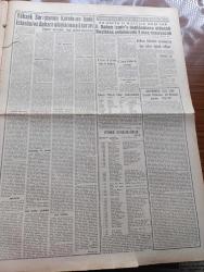 Vatan Gazetesi - 11 Ekim 1960 -  Halkı Silahlandıran Sanıklara Ait Kararname Yüksek Adalet Divanına Verildi - Celal Bayar Suçu Adnan Menderes'in Üzerine Attı - Yassıada'nın Eşiğinde Yazan Ahmet Emin Yalman - Adnan Menderes Silahlanma Konusunda Bu Halkı Seçime Hazırlamak İçin Alınmış Bir Tedbirdi Dedi - Ethem Menderes İfade Verdikten Sonra Fotoğraf - Celal Bayar'ın Eşi Cuma Günü Yassıada'ya Gidecek - Yeşilköy Havaalanında Turistik Lokantada 10 Kişi Zehirlendi - Ticaret Liseliler Dün Sessiz Yürüyüş Yaptılar - 6 7 Eylül Olayları Yazan Orhan Birgit Yazı Dizisi -  Taş Devri Çizen Mıstık - Seller Arka Girsin Artık Yazan Behçet Kemal Çağlar Köşe Yazısı - Emil Galip Sandalcı Köşe Yazısı - Hoş Memo Karikatür Çizen Al Capp - Tonton Agah Çizen Sade Yalçın - Stiv Roper Çizen Saunders Ve Waggon - Kır Çiçeği Marion Yazan Jean Martet Yazı Dizisi - Fenerbahçe İzmir Deplasmanına Gidecek - Basketbol Birinci Ligi Galatasaray Darüşşafaka Maçı İle Başlıyor - Asrın Davası Başlarken - Şemi Ergin Mektubu