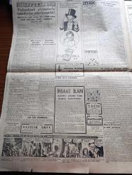 Cumhuriyet Gazetesi - 10 Temmuz 1950 - Vatandaşların Sevdiği Ve Saydığı Polis Yazan Abidin Daver Köşe Yazısı - Kore'de Komünistler İlerlemekte Devam Ediyor -  Basın Ve Af Tasarıları Bu Hafta Görüşülecek - Yeni Santraller Ve İstanbul'un Elektrik İşi - Pakistanlı General Mehmed Raza Yarın Gidiyor - Sendikalara Politika Girmeyecek - 3. Dünya Harbi Nasıl Olacak Yazan İngiliz Gizli İstihbarat Subaylarından Philip Reynolds Yazı Dizisi - İçişleri Bakanı Rükneddin Nasuhioğlu İstanbul'da - Kıbrıs'taki Kızıllar Ayaklanmaya Çağrıldı - Profesör Nimbüs'ün Maceraları Çizgi Roman - Posta Güvercini Yazan Kerime Nadir Yazı Dizisi - Üç Silahşörler Yazan Alexandre Dumas - Gül Kupası Atletizm Müsabakası - Kurtuluş Kulübünün Spor Şenlikleri - Türkiye Bisiklet Birinciliği - Fenerbahçe Bursada Berabere Kaldı - İstanbul Ankara Radyosu Programı - Gillette - General Electric Buzdolabı - Singer Saat Mağazaları