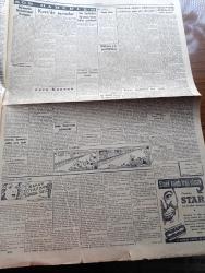 Cumhuriyet Gazetesi - 15 Şubat 1951 - Bilim Ve Politika Yazan Nadir Nadi Köşe Yazısı - Amerikan Elçileri Akdenizin Müdafaası İşini Ele Alacaklar - Bütçe Komisyonunun Hükümetten Dilekleri - Ortaşarkın En Büyük Hava Limanı Türkiye'de Olacak - İdil Biret'in Paris'te İlk Umumi Konseri - Kore'de Savaşlar - Tanınmış Film Rejisörü Faruk Kenç'inb Başına Gelenler - Kore Yaralılarına Gazetemiz Vasıtasıyla Yollanan Yemişler Fotoğraf - Beyaz Ruslar Kızıllaşıyor Mu Yazan Mirza Bala Köşe Yazısı - Latin Amerika İntibaları Yazan Fuad Carım Yazı Dizisi - Bahar Yazdan Sonra Gelir Nakleden Vahdet Gültekin - Köy Enstitüleri Öğretmen Okulu Haline Getirilecek - Amerika İspanya'ya Ödünç Para Verdi - Masonluğun Yasak Edilmesine Dair Teklif Reddedildi - Kadın Gazeteci Lil'in Maceraları Çizgi Roman - Bu Akşam Yapılacak Boks Karşılaşmaları - Bu Hafta Yapılacak Basketbol Ve Voleybol Maçları - Samsun'da Ziraat Koleji Kurulacak - İstanbul Ankara Radyosu Programı - Siera Radyoları - Mazon Meyva Tuzu - Pa Ro Mama