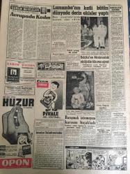 YENİ SABAH GAZETESİ 15 ŞUBAT 1961 YIL :23 SAYI :7877---Menderes ,Gürsel in ikazı için şimdi öğrendim dedi --Yd.Subay öğretmenler Tahtakılıç ı protesto etti --5 Yıldır çeteci olmadığını  ispata çalışıyor --Müstafi Dekan tekrar seçildi --Zoraniç e Savcıdan Önce Hırsızlar Girdi --Burslar 250 lira oluyor --Lumumbanın katli ,BM ile Rusya nın arasını açtı ---Parti ,Parti ve Parti ! :Siyavuşgil --Vergi Kanunlarındaki Son Değişikliklerin Tesirleri ---Radyo Programları ---Lumumba nın katli bütün dünya da derin akisler yaptı --Belçika nın Moskova da ki  elçiliği dün hücuma uğradı ---Barışmak istemeyen karısını bıçakladı --Tiyatro : Keçiler Korosundaki Başarının Neticesi :Kamuran Özbir --Nisbi temsilin bazı mahzurları önleniyor ---Galatasaray bugün İsrail Milli Takımı ile oynuyor ---Belediye rüsumu yüzde 20 ye indi ---Kadıköy ve İstanbul grupları arasındaki gerginlik artıyor ---Şura ,dün Spor Akademisi kurulmasını kabul etti --İstanbul a 500 bin spor  toto kuponu gönderilecek ---