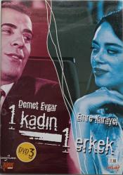 1 KADIN 1 ERKEK DVD 3 17-26. BÖLÜMLER DVD 2.EL ORJİNAL FİLM DVD ( 13066