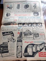 Cumhuriyet Gazetesi - 17 Eylül 1951 - Ara Seçimini 15 İlde Demokrat Parti Kazandı - Dünkü Ara Seçimler 17  İlde De Sükunet İçinde Cereyan Etti - Sinop'ta CHP'liler Nasıl Kazandılar - Sivas'ta CHP 13,226 Fazla Rey Aldı - İstanbul'da Partiler Ne Kadar Oy Aldılar - Denizli'de Ara Seçimlerin Tek Kanlı Hadisesi - İstanbul'un Yeni Demokrat Milletvekilleri Hadi Hüsmen Ve Seyfi Oran - Bursa'da 24 Köyde Sandıklar Erken Açıldı - Çanakkale'de İştirak Nisbeti Yüzde 60 ı Buldu - Bir Amerikalı Gazetecinin Türkiye İntibaları 2 Yazan Ray Brock  - Tahran'da Hükümet Darbesi Teşebbüsü - Avrupa Ordusu Ve Almanya - Kore'de Şiddetli Savaşlar Oluyor - General Franco İle Mülakat - Rüyalar Evi Yazan Peride Celal Yazı Dizisi - İsrail'de Yiyecek Sıkıntısı Başgösterdi - Beşiktaş Enosis'i 2 1 Mağlup Etti - Fenerbahçe Dörtler Karmasını 4 0 Mağlup Etti - Kadın Gazeteci Lil'in Maceraları Çizgi Roman - Yelkenle İstanbul'dan Filipinlere Yazan Sinan Everest Yazı Dizisi - 1951 1952 Yunus Nadi Mükafatı En Güzel Şiir