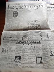 Cumhuriyet Gazetesi - 30 Eylül 1951 - Ümit Veren Kitap Yazan Nadir Nadi Köşe Yazısı - Bankalar Baremi Değişiyor Yeni Tasarı Hazırlandı - Güvenlik Konseyi Yarın Petrol İhtilafını Görüşecek - Almanya'nın Eski Ankara Büyükelçisi Von Papen İstanbul Valisi Fahrettin Kerim Gökay'ı Ziyaret Etti - Amerika'nın Atlantik Paktına Dair Teşebbüsü - Başbakan Adnan Menderes'in İngiltere Başbakanı Attle'a Cevabı - Ankara Güzeli Birsen Demirtaş Seçildi -  - Babalar Çocuklarına Okul Kitabı Alamıyorlar - Harb Akademisinde Diploma Tevzi Töreni - Haftanın Şakaları Yazan Burhan felek - Dedikodu Yazan Falih Rıfkı Atay - Parmak İzi Nasıl Bulundu - Rüyalar Evi Yazan Peride Celal Yazı Dizisi - Batı Almanya'da 250.000 Kişilik Bir Ordu Kurulacak - Ordu Karması Dün Beşiktaş'ı 2 0 Yendi - Kadın Gazeteci Lil'in Maceraları Çizgi Roman - Dolmabahçe Stadında Ordu Muhteliti İle Fenerbahçe Maçı - Opon Ağrı Kesici - Hamiyet Yüceses Perihan Sözeri Ve Sabite Tur Tepebaşı Gazinosunda -  Zehra Bilir Beyaz Parkta - Jeep