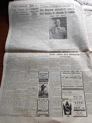 Cumhuriyet Gazetesi - 4 Ekim 1951 - Ceza Kanununu Tadil Eden Tasarı Geri Alınıyor - İngiliz Teknisyenleri Abadan'ı Terkettiler - Atlantik Paktına Davet - Almanya'da Büyük Manevralar Başladı - Sabri Çakalof'un Zehirlendiği Tahmin Ediliyor - İstanbul Köylerinin Çoğu Kablettarih Hayat Yaşıyor - General Tahsin Yazıcı Uçak Kazası Atlattı - Von Papen'in Çiçeron'a Dair Demeci - Ordinaryüs Profesör Salih Murad Uzdilek - Komşu Memleketlerden Röportajlar - Sekiz Ticani Mahkum Oldu - Maden Tetkik Araştırmaya Yapılan Bir İhbar - Döviz Kaçakçılığı Davası -Savarona Dün Hareket Etti - Memleket Hikâyesi Bebek Yazan Yaşar Kemal 2 Yazı Dizisi - Güzellik Müsabakası Büyük Jüri Heyeti Üyelerinin İsimleri - Burhan Felek - Rusya'da Atom Bombası İnfilak Ettirildi - Akdeniz Oyunlarında Kazanma Şansımız - Radyoda Spor Yayınları - İstanbulsporluların Kongresi - Eczacıbaşı İlaç Fabrikasının Temeli Dün Atıldı - Nejad Ferid Eczacıbaşı - Yalova Kaplıcaları - Perihan Altındağ'ın Konserinde Bıçaklı Tabancalı Hadise