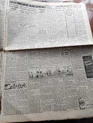 Cumhuriyet Gazetesi - 4 Ekim 1951 - Ceza Kanununu Tadil Eden Tasarı Geri Alınıyor - İngiliz Teknisyenleri Abadan'ı Terkettiler - Atlantik Paktına Davet - Almanya'da Büyük Manevralar Başladı - Sabri Çakalof'un Zehirlendiği Tahmin Ediliyor - İstanbul Köylerinin Çoğu Kablettarih Hayat Yaşıyor - General Tahsin Yazıcı Uçak Kazası Atlattı - Von Papen'in Çiçeron'a Dair Demeci - Ordinaryüs Profesör Salih Murad Uzdilek - Komşu Memleketlerden Röportajlar - Sekiz Ticani Mahkum Oldu - Maden Tetkik Araştırmaya Yapılan Bir İhbar - Döviz Kaçakçılığı Davası -Savarona Dün Hareket Etti - Memleket Hikâyesi Bebek Yazan Yaşar Kemal 2 Yazı Dizisi - Güzellik Müsabakası Büyük Jüri Heyeti Üyelerinin İsimleri - Burhan Felek - Rusya'da Atom Bombası İnfilak Ettirildi - Akdeniz Oyunlarında Kazanma Şansımız - Radyoda Spor Yayınları - İstanbulsporluların Kongresi - Eczacıbaşı İlaç Fabrikasının Temeli Dün Atıldı - Nejad Ferid Eczacıbaşı - Yalova Kaplıcaları - Perihan Altındağ'ın Konserinde Bıçaklı Tabancalı Hadise