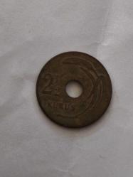 1950  Yılı 2.5  Kuruş Naturel Nadir Yıl