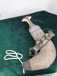 Cembiye Gümüş Antika Hançer