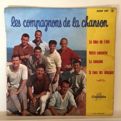 Les Compagnons De La Chanson / Si Tous Les Oiseaux - Notre Concerto - La Semaine -	Le Bleu De L'étémaine / France 1961 / 45'lik EP / *pop*