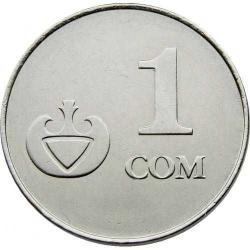 KIRGIZİSTAN 1 Som, 2008 ÇİL