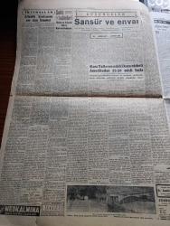 Cumhuriyet Gazetesi - 20 Ekim 1951 - Demokrat Parti Kongresinde Dün Verilen Karar - Marshall Planı Özel Türkiye Misyonu Başkanı Mr. Russell Dorr Amerika'ya Gitti - İçişleri Bakanı Halil Özyörük Dün Sabah İstifa Etmedim Dedi - Kore Kahramanı Hacı Altıner Amerika'ya Gitti - Güzellik Kraliçelerinin Dünkü Ziyaretleri - İngiltere Dün Mısır'a Sert Bir Nota Verdi - İstanbul'dan Filipinlere Yelkenle Gidecek Olan Sinan Everest Bugün Saat 2 de Yola Çıkıyor - Atlantik Paktı Ve Fuat Köprülü'nün Demeci - Boğaza Köprü Fikri Kuvvetleniyor - Askeri Yazar Korgeneral Martin Bugün Geliyor - Profesör Nümbüs'ün Maceraları Çizgi Roman - Uçaksavar Topçu Okulunda Diploma Tevzi Töreni - Burhan Felek Köşe Yazısı - Bugün Fenerbahçe Ordu Karmasıyla Beşiktaş'ta Galatasaray İle Oynayacaklar - Gripin - Kadın Gazeteci Lil'in Maceraları Çizgi Roman - Dermojen Krem - Jawa Motosiklet - Muammer Karaca Opereti - Mediator Radyosu - Hoover Çamaşır Makinası - Çapamarka  - Chevrolet Pikap - Neon Işıklı Reklam İşleri