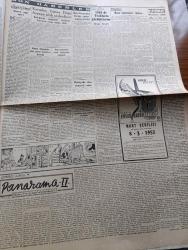 Cumhuriyet Gazetesi - 27 Şubat 1952 - Hava Yazanlar Nadir Nadi Köşe Yazısı - Eski Ve Yeni Başbakanlar Adnan Menderes Ve Şemsettin Günaltay'ın Mecliste Tartışmaları - Fuat Köprülü Lizbon'dan Dönüyor - Cemal Nadir'in Ölüm Yıldönümü - Genç Milli Takım Oyuncuları Atina'da - Churchill Washington'da Gizli Bir Anlaşma Yok Diyor - Ölüm Yıldönümü Münasebetiyle Cemal Nadir Yazan Elif Naci Köşe Yazısı - Türk Yunan İktisadi Görüşmeleri Yazan Doçent Doktor Mehmed Oluç -  Panaroma Yazan Yakup Kadri Karaosmanoğlu Köşe Yazısı - Tamam Bölgesinde Yeni Petrol Damarları Bulundu - 1948 de Trablus'ta Gördüklerim Yazan Süreyya Ağaoğlu - Kibar Düşkünleri Yazan Maurice Dekobra Yazı Dizisi - Brezilya Takımı Corinthian Avrupa'ya Geliyor - İstanbul Ankara Radyosu Programı - Varta Akümülatör - Puro Tuvalet Sabunu - Arı Unları - Elhamra Terzihanesi