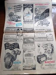 Cumhuriyet Gazetesi - 22 Mayıs 1952 - Başbakan Adnan Menderes'in Konya'da Dünkü Kısa Hitabesi - Şemsettin Günaltay Ve Cavid Oral İstifalarını Birkaç Gün Tehir Ettiler - Amerika Ve Tunus Meselesi - İsmet İnönü'nün Rize Kazalarındaki Sözleri - Dünya Sağlık Teşkilatı Ve Türkiye - Kore'den Gelen Yaralı Gazilerimiz Fotoğraf - General Eisenhower'in Teşkilata Veda Nutku - Atatürk Ve Millet Partisi - İdamı İstenen Casus Hayati Karaşahin - Eğitim Sisteminde Noksanlar - Kremlin'den Berlin'e Yazan Berlin Rus Kurmay Başkanlığı Eski Ataşesi Gregoriy Klimov Yazı Dizisi - 75 Yıl Önce Matbuat Kanunu Yazan Hasan Ali Yücel Köşe Yazısı - Ruh Gurbetinde Yazan Kerime Nadir Yazı Dizisi - Bir Milyar 300 Milyon Volt Kudretinde Atom Zerreleri Keşfedildi - Amerika'nın Sesi Radyosu Türkiye'ye Mahsus Özel Programı - İşçilerin Sakal Grevi Bitti - Van'da Altın Madeni Bulundu - Victor Hugo'nun Doğumunun 150. Yıldönümü - İnsanlık Tarihinin En Büyük Çekirge Afeti - Kibar Düşkünleri Yazan Maurice Dekobra Yazı Dizisi