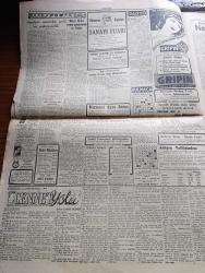 Cumhuriyet Gazetesi - 4 Nisan 1953 - Söyleyin Üstadlar Yazan Nadir Nadi Köşe Yazısı - Moskova'nın Barış Taarruzunun Hedefi - Belçikalı Devlet Adamı Paul H. Spaak Üniversitede Konferans Verdi - Amerikan Filosu Bugün Geliyor - Türkiye Fransa Genç Milli Maçı Fotoğraf - Köprü Kadıköy Yolculuğu 6 Dakikaya İnecek - Avustralya'dan Gelen Beratla Madalyanın Sahibini Bulduk - Milli Talebe Federasyonunun Kongresi - Genç Milli Takım Bugün Macarlarla Karşılaşıyor - Mareşal Rommel'in Hatıraları Toplayan Lideil Hart Yazı Dizisi - Ucuz Halk Lokantası Dün Açıldı - Reşid Galibi Anış Yazan İsmail Habib Sevük - İkinci Dünya Harbinde 55 Milyon Kişi Öldü - Son Harp Birleşik Amerikaya 360 Milyar Dolara Mal Oldu - Antakya'da Suriye Aleyhinde Miting Yapacak - Abide Kupası Maçları - Silahlı Kuvvetler Boks Şampiyonası - Cennet Yolu Yazan Steinbeck Yazı Dizisi - İstanbul Ankara Radyosu Programı - Geçmişte Büyük Cinayetler Bir Anarşistin Cinayetleri - 1914 Harbinin En Esrarengiz Casusu Çeviren Mazhar Kunt