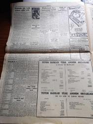 Cumhuriyet Gazetesi - 4 Nisan 1953 - Söyleyin Üstadlar Yazan Nadir Nadi Köşe Yazısı - Moskova'nın Barış Taarruzunun Hedefi - Belçikalı Devlet Adamı Paul H. Spaak Üniversitede Konferans Verdi - Amerikan Filosu Bugün Geliyor - Türkiye Fransa Genç Milli Maçı Fotoğraf - Köprü Kadıköy Yolculuğu 6 Dakikaya İnecek - Avustralya'dan Gelen Beratla Madalyanın Sahibini Bulduk - Milli Talebe Federasyonunun Kongresi - Genç Milli Takım Bugün Macarlarla Karşılaşıyor - Mareşal Rommel'in Hatıraları Toplayan Lideil Hart Yazı Dizisi - Ucuz Halk Lokantası Dün Açıldı - Reşid Galibi Anış Yazan İsmail Habib Sevük - İkinci Dünya Harbinde 55 Milyon Kişi Öldü - Son Harp Birleşik Amerikaya 360 Milyar Dolara Mal Oldu - Antakya'da Suriye Aleyhinde Miting Yapacak - Abide Kupası Maçları - Silahlı Kuvvetler Boks Şampiyonası - Cennet Yolu Yazan Steinbeck Yazı Dizisi - İstanbul Ankara Radyosu Programı - Geçmişte Büyük Cinayetler Bir Anarşistin Cinayetleri - 1914 Harbinin En Esrarengiz Casusu Çeviren Mazhar Kunt