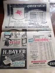 Cumhuriyet Gazetesi - 4 Nisan 1953 - Söyleyin Üstadlar Yazan Nadir Nadi Köşe Yazısı - Moskova'nın Barış Taarruzunun Hedefi - Belçikalı Devlet Adamı Paul H. Spaak Üniversitede Konferans Verdi - Amerikan Filosu Bugün Geliyor - Türkiye Fransa Genç Milli Maçı Fotoğraf - Köprü Kadıköy Yolculuğu 6 Dakikaya İnecek - Avustralya'dan Gelen Beratla Madalyanın Sahibini Bulduk - Milli Talebe Federasyonunun Kongresi - Genç Milli Takım Bugün Macarlarla Karşılaşıyor - Mareşal Rommel'in Hatıraları Toplayan Lideil Hart Yazı Dizisi - Ucuz Halk Lokantası Dün Açıldı - Reşid Galibi Anış Yazan İsmail Habib Sevük - İkinci Dünya Harbinde 55 Milyon Kişi Öldü - Son Harp Birleşik Amerikaya 360 Milyar Dolara Mal Oldu - Antakya'da Suriye Aleyhinde Miting Yapacak - Abide Kupası Maçları - Silahlı Kuvvetler Boks Şampiyonası - Cennet Yolu Yazan Steinbeck Yazı Dizisi - İstanbul Ankara Radyosu Programı - Geçmişte Büyük Cinayetler Bir Anarşistin Cinayetleri - 1914 Harbinin En Esrarengiz Casusu Çeviren Mazhar Kunt