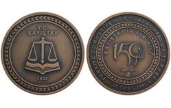 2012 YILI DARPHANE SAYIŞTAYIN 150. YILI HATIRA BRONZ- SERTİFİKALI