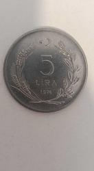 5, 2/5 ve 1 Lira (üçer adet)