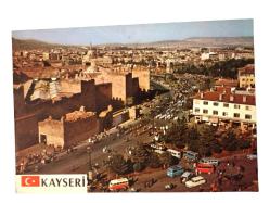 KAYSERİ Umumi görünüş Kaleye doğru / 1970'li yıllara ait kartpostal / Arkası yazısız