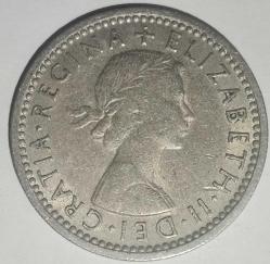 İNGİLTERE 1960   6 PENCE