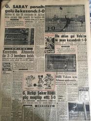 YENİ SABAH GAZETESİ 13 MART 1961 YIL :23 SAYI :7903--Yunan Muhalefeti Tehlikeli Bir Yolda ---Veterinerler ,milletçe aç kalma tehlikesi görüyor --Ay ,fezada basamak vazifesi görecek --A.Partisi ve YTP Teşkilat Kuruyor ---Ziraatte de elektrikten faydalanılacak ---Pazar gezisi kaza ile bitti :1 ölü 4 yaralı var --Ben Allah ım deyip çocuğunu parçaladı ---İstanbullular  yüzde elli su katılmış süt içiyormuş ---Kardeşlik Hattası :Siyavuşgil ---Belediyenin gelir kaynakları hakkında düşündüklerimiz ---Radyo Programları ---Başkan Nasır ı öldürmek isteyen 3 kişi yakalandı --Müstehcen bir filim oynatanlar yakalandı ---Gece bekçisi polise yanlış bilgi verdi --Belçika da kadın ticaret yapan bir çete yakalandı --İtalya da Avukatlar Grev Yaptı ---Galatasaray penaltı golü ile kazandı :1-0--Elle atılan gol Vefa ya iki puan kazandırdı :1-0---Karşıyaka ,Altınordu ile 3-3 berabere kaldı ---Milli Takım için Alman antrenör --G.Birliği Şeker  Hilali Güç Mağlup Etti :1-0--İşçiler bir miting için izin istiyor -