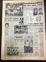 YENİ SABAH GAZETESİ - 28 HAZİRAN 1961 - HİLTON OTELİ'NDEKİ ZEHİRLENMENİN SABOTAJ OLDUĞU ANLAŞILDI - HİLTON'DA ZEHİRLENME!.. - CEMAL GÜRSEL; ''ADALET PARTİSİ ANAYASAYA HAYIR DEMEK NİYETİNDE'' DEDİ - ALANKUŞ İSTİFA ETTİ - AHMET ÇİFTÇİ - SABİHA DEREN - KUVEYT, IRAK'A KARŞI KOYACAK - JACQUELINE KENEDY - BERLİN FESTİVALİ - AĞAÇ VİDASI, KEMAL NEMLİ - BEYAZ GÜLLER - ÇBS PLASTİK BADANA BOYASI REKLAMI - RAPİDUS GAZ OCAKLARI REKLAMI - NEZİHE ARAZ - NASREDDİN HOCA, GÜLDÜREN GERÇEK - SADIK DEMİR, HASBİ TEMBELLER, UÇAN ADAM - FENERBAHÇE, LEFTER'E BİN LİRA CEZA VERDİ - 6 SAYFA