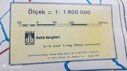 1977 TÜRKİYE BÖLGELER HARİTASI