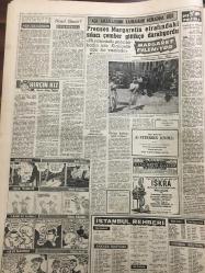 YENİ SABAH GAZETESİ 3 MAYIS 1960 YIL :22 SAYI :7604---İstanbul da dün 2 nümayiş yapıldı --NATO Konseyi dün toplandı --İnönü nün beyanatı --Amerikan Elçisi ani olarak Ankara ya döndü --Bir Amerikan uçağı Van Gölü civarına düştü ---Chessman Nihayet İdam Edildi --Bursa da 150 talebe sessiz yürüyüş yaptı --Nasıl Geçti ?:Siyavuşgil --İstanbul Rehberi ---Güney Kore de talebeler  dün de nümayiş yaptılar ---Dün limanımızda 2 deniz kazası oldu ---Abidin Daver Şilepi tamir edildi --Cadde ortasında bir genci vurdular ---Öldürülen oğlunun intikamını isteyen bir annenin feryadı ---Güreş te dün Tahran Ankara yı 4-2 yendi ---Galatasaray Fortuna ile perşembe gecesi oynuyor --Fenerbahçe idare heyeti nin açıklaması ----Balkan Şampiyonasına İran da Girmek İstiyor --Ordu Takımımız sekiz futbolcu ile kampa girdi --Olimpiyat kafileleri belli oldu --Ankara da bu sene mukavelesi sona eren 36 futbolcu ---DP veCHP Grupları toplandı --