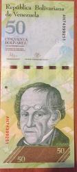 VENEZUELA 50 BOLİVAR 2015 ÇİL PARA RESİMDEKİ