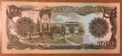 AFGANİSTAN 1000 AFGANİ ÇİLALTI RESİMDEKİ ÜRÜN