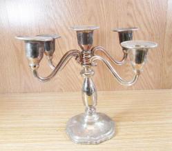 ViNTaGe AVRUPA  5 Lİ GüMüŞ KAPLAMA ŞAMDAN......