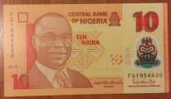 NİJERYA 10 NAIRA 2018 ÇİL.POLİMER PARA