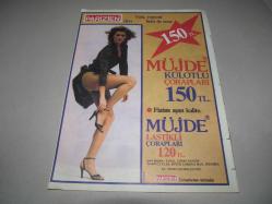 PARİZİEN ÇORAP  REKLAMI