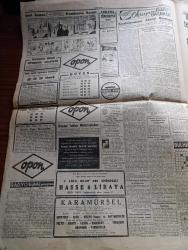 Cumhuriyet Gazetesi - 17 Aralık 1955 - Mecliste Program Müzakeresi 9 Saat Sürdü - Meclis Kabineye 58 Muhalife Karşı 398 Oyla İtimat Beyan Etti - Cumhuriyetçi Millet Partisi Adına Osman Bölükbaşının Sözleri - 19'lar Namına Tenkidler - İsmet İnönü Başbakan Adnan Menderes'i İtham Ediyor Fotoğraf - Telefon Numaraları Bu Gece 6 Rakamlı Oluyor - Kırlangıç Yuvası Yazan Taylor Caldwell Yazı Dizisi - Demir Perde Arkasında Bir Türk Şairi Yazan Behçet Kemal Çağlar - Avrupa'da Yılın En Heyecanlı Hadisesi - Afgan Kralı Dün Sovyet İdarecileriyle Görüştü - Burhan Felek Köşe Yazısı - Resimli Romanımız Komiserin Hatası Yazan Georges Simenon - Milyonerler Tarafından Kurulmuş Olan Kabine - Başkalarının Dinleyemeyeceği Telefon Mükamelesi Kalmadı - Portekiz Milli Futbol Takımı Dün Gece Uçakla Geldi - Yaşar Doğu İsveç'te Kalp Krizi Geçirdi - Bugün Şeref Stadında Galatasaray Yeşildirek Beşiktaş Taksim Karşılaşıyor