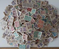 OSMANLI DÖNEMİ 3350 ADETTEN FAZLA KAĞITLI FİSKAL NADİR PULLAR BBB1RR1A