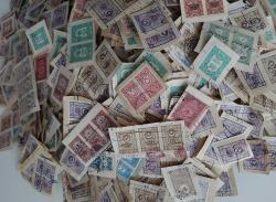 OSMANLI DÖNEMİ 3350 ADETTEN FAZLA KAĞITLI FİSKAL NADİR PULLAR BBB1RR1A