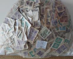 OSMANLI DÖNEMİ 3350 ADETTEN FAZLA KAĞITLI FİSKAL NADİR PULLAR BBB1RR1A