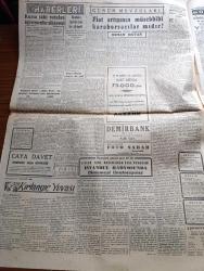 Cumhuriyet Gazetesi - 14 Ocak 1956 - Nasıl Etsek Yazan Nadir Nadi Köşe Yazısı - Millet Meclisinde Dünkü Fırtınalı Toplantı - 6 7 Eylül Hadiseleri Dolayısıyla Başbakan Adnan Menderes Hakkında Meclis Tahkikatı Açılmasını İsteyen Takrir Büyük Gürültüler İçinde Görüşüldü ve Neticede Reddedildi - Demokrat Parti Ve Hürriyet Partisi Liderleri Dün İlk Defa Çatıştılar - Modern Bir Dökümhane Kuruluyor - Amerika'da Hiç Bir Resmi Okulda Din Dersi Yok - Kırlangıç Yuvası Yazan Taylor Caldwell Yazı Dizisi - İtalyan Filarmoni Orkestrası Dün Geldi - Suriye İle Lübnan Anlaşma Yapıyorlar - Divan Oteli Bu Gece Açılıyor - Japonya'dan Gelen Milyoner Türk Feyzurahman Gizatullis Gözyaşı Döktü - Resimli Romanımız Çalınan Tabanca Yazan George Simenon - Piyanist Fezal Üstar'ın Dün Akşamki Konseri - Yalçın Granit Dönüyor - Yugoslav Radniçki Bugün Adalet İle Karşılaşıyor - Beşiktaş Ve Fenerbahçe Gittiler - Beşiktaş Kız Basketbol Takımı Kurdu - Alman Basını Fenerbahçeli Feridun Buğeker'i Övüyor -Balkan Kros Parkuru