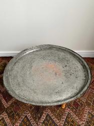 ANTİKA OSMANLI TEPSİ BAKIR SİNİ EL DÖVME