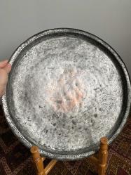 ANTİKA OSMANLI TEPSİ BAKIR SİNİ EL DÖVME