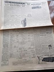 Cumhuriyet Gazetesi - 8 Nisan 1957 - İngiltere'nin Kıbrıs Siyaseti Karşısında Ankara'nın Durumu - Batı Trakya'daki Durum İçin Teşebbüse Geçilecek - Yunan Balıkçıları Gene Sularımızda Avlanmaya Başladı - Genç Milli Takımımız Polonyaya Yenildi - Çarşafla Mücadele - Başbakan Adnan Menderes'in Son Demeçleri Karşısında CHP'lilerin Görüşü - Süveyş Kanalı İşinde Nasır İle Anlaşma Ümidi Kesildi - 50 Yıl Evvelki Kuleli'den Hatıralar Nizamiye Kapısı Yazan Hasan Amca Yazı Dizisi - Kırkıncı Oda Yazan Peride Celal Yazı Dizisi - Batı Memleketleri İle Sovyet Bloku Arasındaki Sanayi Yarışı - Pazartesi Konuşmaları Yazan Bedri Rahmi Eyüboğlu Köşe Yazısı - Tarihi Bir Eser Ortaya Çıkarıldı - Sıfırı Hindliler İcat Etmiş - Haftalık Radyo Programı - Resimli Romanımız Mormon Mezhebi Ve Kurucusunun Dramı Çeviren Mazhar Kunt Yazı Dizisi - Cumhuriyet'in Tefrikası Kör Düğüm Çeviren Hatice Vildan Yazı Dizisi - Beşiktaş Kongresini Karma Liste Kazandı - Buduri Kupasını Galatasaray Kazandı - Adalet Demirspor'u Yendi