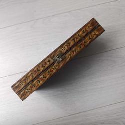 1980'lerden  Marküteri İşçilikli Mini Tavla - Dama