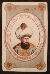 PC.1613 PADİŞAHLAR SERİSİ I.GAZİ SULTAN YILDIRIM BAYEZID HAN OSMANLI DÖNEMİ POSTA KARTI EDİTÖR MAX FRUCHTERMANN N.248