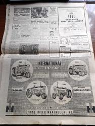 Cumhuriyet Gazetesi - 28 Ekim 1958 - Basın Aleyhinde 3 Mahkumiyet Kararı Dün Tasdik Edildi - Akis Dergisi 30 Gün İçin Kapatıldı - Tarık Halulu 16 Zafer Gazetesinden Fatin Fuad 14 Ay Hapis Yatacaklar - Radyo İdaresi Aleyhinde İlk Davalar - Radyo Bir Ölüye Parti Değiştirtti - Cumhuriyet Bayramı Başlıyor  - Türk Silahlı Kuvvetlerine Verilecek Güdümlü Mermiler - Yeni Barem Önümüzdeki Mali Yılda Uygulanacak - Gazeteci Nureddin Artam'ı Kaybettik - Amerikalılar Adana Üssünü Tahliye Ettiler - Amerika'da 587 Türk Doktoru Var - Diyarbakır'da Zengin Petrol Damarı Bulundu - Doktor Jivago Yazan Boris Pasternak Yazı Dizisi - Ne Ekersen Yazan Ömer Sakıp Yazı Dizisi - 1 Ayda 105 Esnaf Milli Korunmaya Verildi - Romanya'da Kızıllar İhtilalden Korkuyor - Burhan Felek Köşe Yazısı - Osmanlı Donanmasının Tarihinde Karanlık Sayfalar Yazan Cemaleddin Saraçoğlu Yazı Dizisi - Ali Abalı Milli Hakem Oldu - Beşiktaş Real Madrid'le İspanya'da Gece Oynayacak - Masa Tenisi Türkiye Şampiyonası -