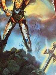 Çok nadir Manowar Fighting The World LP  ilk metal LP  kondisyon 10/8  plak kabı 10/6