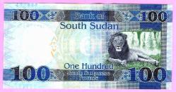 SOUTH SUDAN 100 Pounds 2019 UNC ÇİL